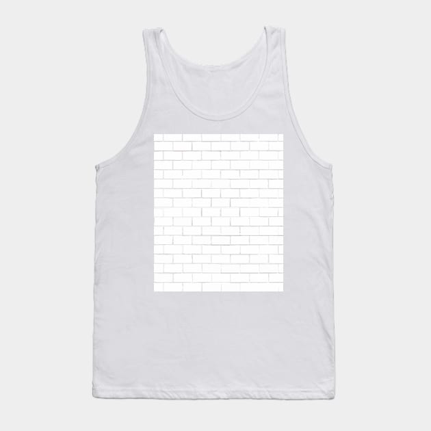 White Brick Tank Top by NewburyBoutique